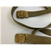 Image 3 : WWII US MILITARY WEB BELTS WITH BRASS BUCKLES