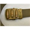 Image 4 : WWII US MILITARY WEB BELTS WITH BRASS BUCKLES