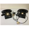 Image 1 : WESTERN ELECTRIC VINTAGE BAKELITE DESK PHONES TELEPHONE ART DECO ROTARY SET