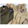 Image 1 : WWII US ARMY / AIR FORCE OFFICERS UNIFORM SHIRTS LOT OF 3