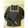Image 4 : WWII US NAVY PETTY OFFICER DRESS UNIFORM JUMPER "CRACKERJACKS"