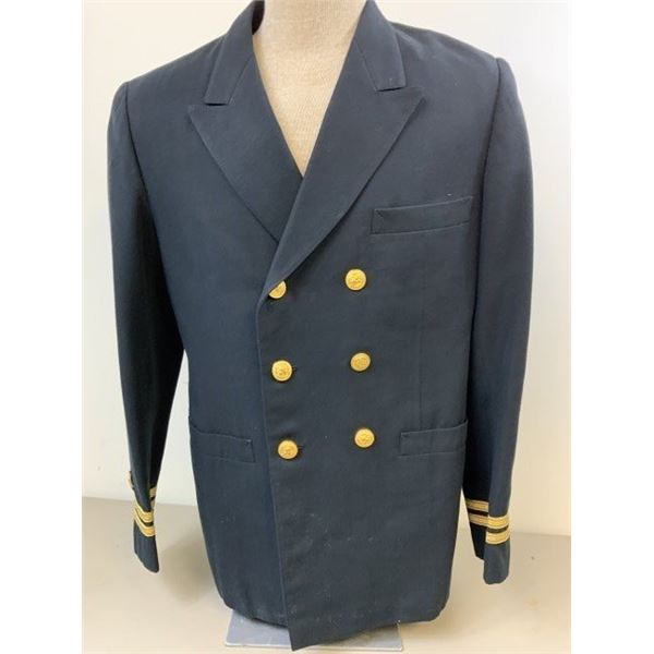 VINTAGE KOREAN WAR ERA US NAVY OFFICER DRESS TUNIC NAMED KOREAN MADE
