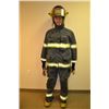 Image 1 : VINTAGE ORIGINAL FIREFIGHTER FULL SUIT WITH BOOTS