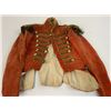 Image 1 : ANTIQUE REVOLUTIONARY WAR STYLE RED ARTILLERY OFFICER UNIFORM JACKET WITH EAPAULETTES