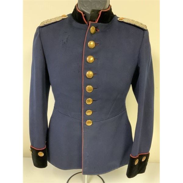 ANTIQUE IMPERIAL GERMANY OFFICERS BLUE DRESS TUNIC