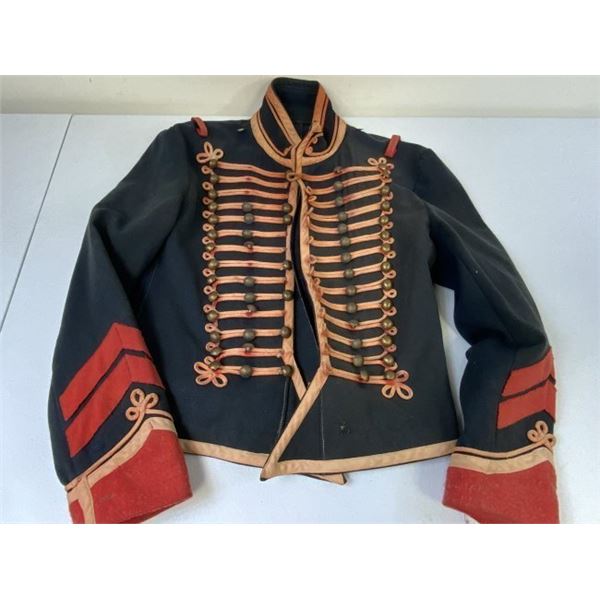 ANTIQUE FRENCH HUSSAR UNIFORM DOLMAN JACKET
