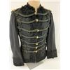 Image 2 : ANTIQUE FRENCH 19th CENTURY HUSSAR PELICE UNIFORM JACKET 1870S-1890S