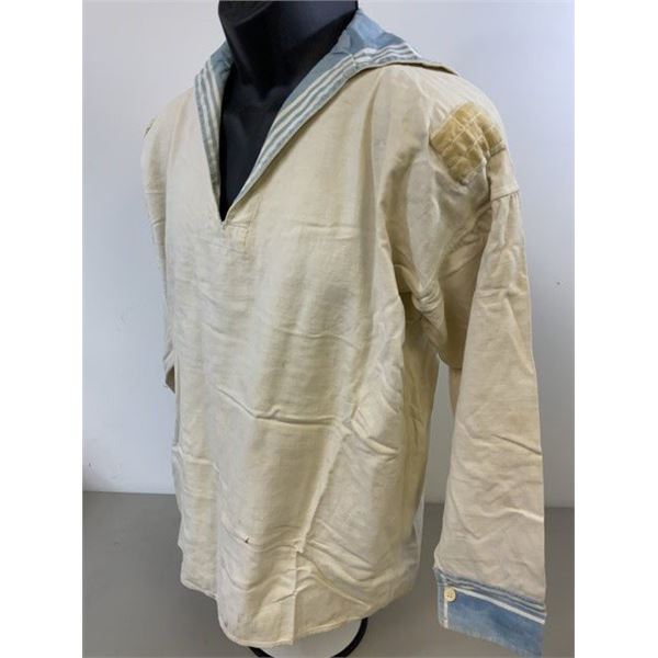 SOVIET RUSSIAN NAVY SAILOR WHITE UNIFORM JUMPER