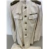 Image 2 : WWII SOVIET RUSSIAN NAVY SUBMARINE CAPTAIN SUMMER UNIFORM TUNIC AND PANTS