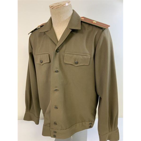 COLD WAR ERA USSR ARMY OFFICER MAJOR RANK UNIFORM SHIRT