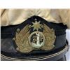 Image 3 : WWII IMPERIAL JAPANESE NAVY OFFICER'S VISOR HAT WITH WHITE TOP