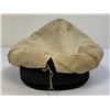 Image 6 : WWII IMPERIAL JAPANESE NAVY OFFICER'S VISOR HAT WITH WHITE TOP