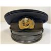 Image 1 : WWII IMPERIAL JAPANESE NAVY OFFICER'S VISOR HAT AND BOX