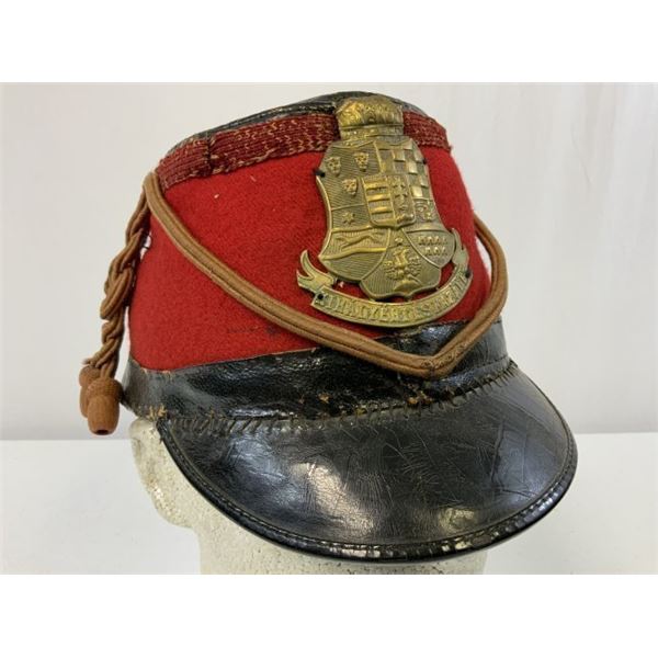 ANTIQUE HUNGARIAN HUSSAR OFFICERS SHAKO CAP