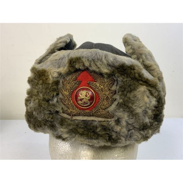 WW2 FINLAND M39 WWII FINNISH GENERAL OFFICER WINTER HAT