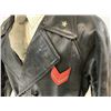 Image 3 : WWII ITALIAN BLACK LEATHER TANKER JACKET
