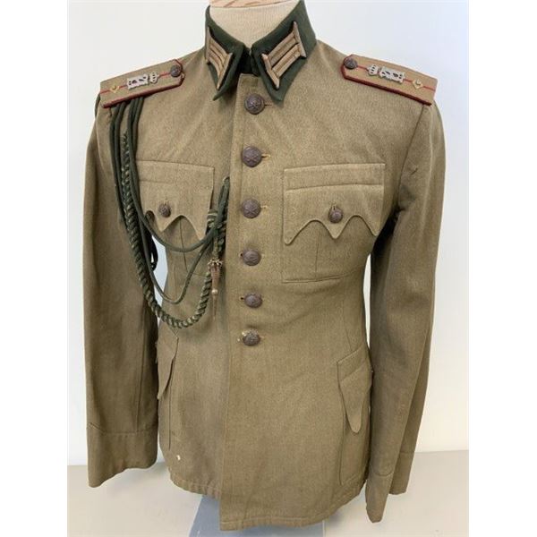 WWII BULGARIAN OFFICERS UNIFORM TUNIC WW2 BULGARIA