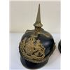 Image 13 : IMPERIAL GERMAN BAVARIAN OFFICER PICKELHAUBE SPIKE HELMET WITH LEATHER CASE