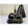 Image 4 : IMPERIAL GERMAN BAVARIAN OFFICER PICKELHAUBE SPIKE HELMET WITH LEATHER CASE