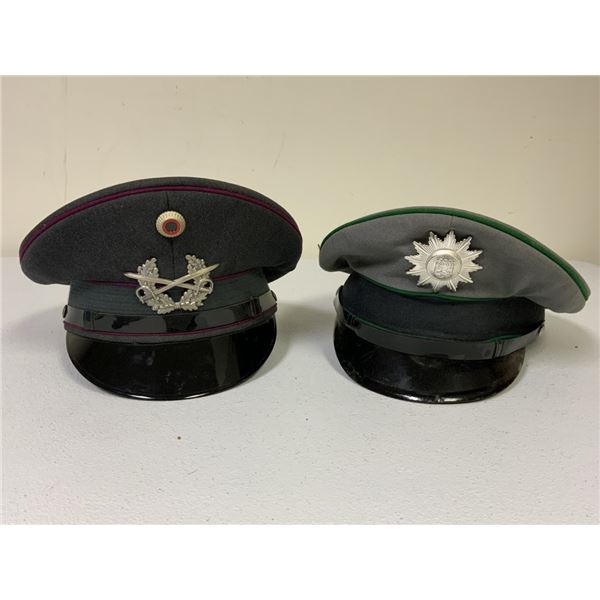 WEST GERMANY LOT OF 2 VISOR HATS CAPS
