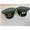 Image 2 : EAST GERMANY DDR POLICE LOT OF  VISOR CAPS HATS