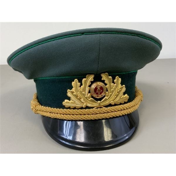 COLD WAR ERA EAST GERMAN DDR POLICE VOPO GENERAL VISOR CAP