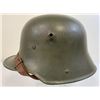 Image 1 : WWI IMPERIAL GERMAN M18 STEEL HELMET COMPLETE WITH LINER AND CHIN STRAP