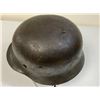 Image 5 : WWII GERMAN BATTLE DAMAGED M39 ARMY COMBAT HELMET WITH LINER AND CHIN STRAP