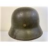 Image 4 : WWII GERMAN ARMY M35 DD NAMED COMBAT HELMET COMPLETE WITH LINER AND CHIN STRAP
