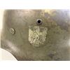 Image 5 : WWII GERMAN ARMY M35 DD NAMED COMBAT HELMET COMPLETE WITH LINER AND CHIN STRAP