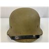 Image 13 : WWII GERMAN M42 TROPICAL CAMOUFLAGE PAINTED COMBAT HELMET AFRIKA CORP