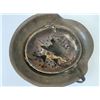 Image 5 : WWII GERMAN M42 COMBAT HELMET PAINTED BLACK