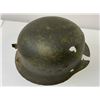 Image 5 : WWII GERMAN M35 COMBAT DAMAGED RUSSIAN FRONT HELMET