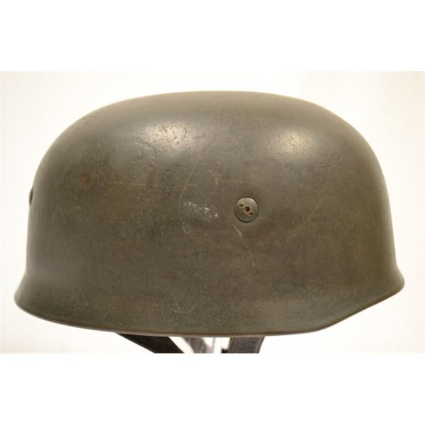 WWII GERMAN M1938 LUFTWAFFE PARATROOPER HELMET COMPLETE