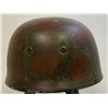 Image 5 : WWII GERMAN M1938 LUFTWAFFE PARATROOPER HELMET CAMOUFLAGE PAINTED