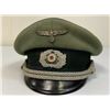 Image 1 : WWII GERMAN ARMY DOCTOR MEDICAL OFFICER'S VISOR HAT CAP