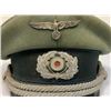 Image 5 : WWII GERMAN ARMY DOCTOR MEDICAL OFFICER'S VISOR HAT CAP