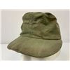 Image 4 : WWII GERMAN FIELD CAP MADE FROM SPLINTER CAMOUFLAGE ZELTBAHN MATERIAL