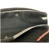 Image 7 : WWII GERMAN ARMY PANZER OFFICER BLACK OVERSEAS CAP