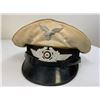Image 1 : WWII GERMAN LUFTWAFFE FLIGHT NCO OFFICER WHITE TOP VISOR CAP