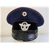 Image 1 : WWII GERMAN FIRE POLICE OFFICIAL VISOR HAT CAP