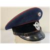 Image 2 : WWII GERMAN FIRE POLICE OFFICIAL VISOR HAT CAP