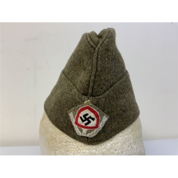 NAZI GERMANY REICH LABOUR SERVICE RAD OVERSEAS SIDE CAP