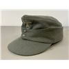 Image 2 : WWII GERMAN SS EM/NCO M43 LATE WAR FIELD HAT CAP