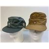 Image 1 : LOT OF 2 WWII GERMAN REENACTMENTS HEADGEAR CAPS HATS