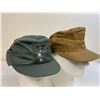 Image 2 : LOT OF 2 WWII GERMAN REENACTMENTS HEADGEAR CAPS HATS