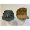 Image 3 : LOT OF 2 WWII GERMAN REENACTMENTS HEADGEAR CAPS HATS