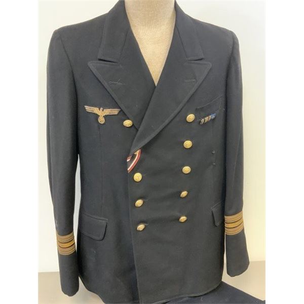 WWII GERMAN NAVY KRIEGSMARINE ORDINANCE OFFICER UNIFORM