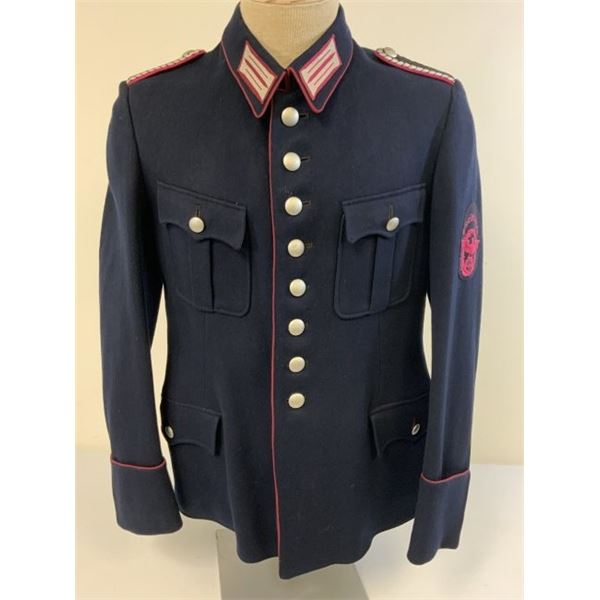 GERMANY THIRD REICH FIRE PROTECTION POLICE UNIFORM TUNIC