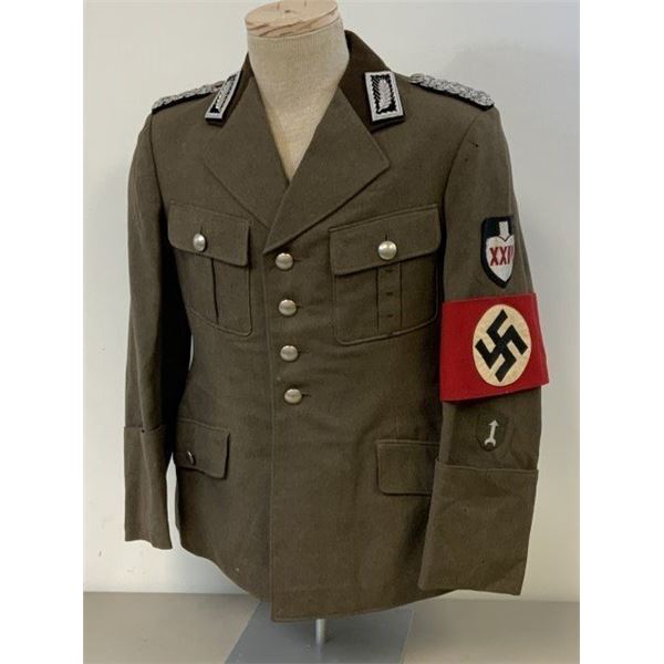 WWII GERMAN RARE RAD HIGH RANKING OFFICER UNIFORM TUNIC